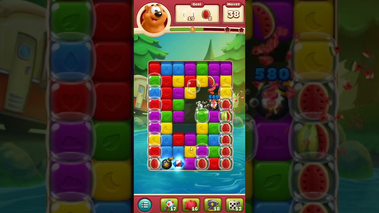 Toon Blast level 287 no boosters 😈