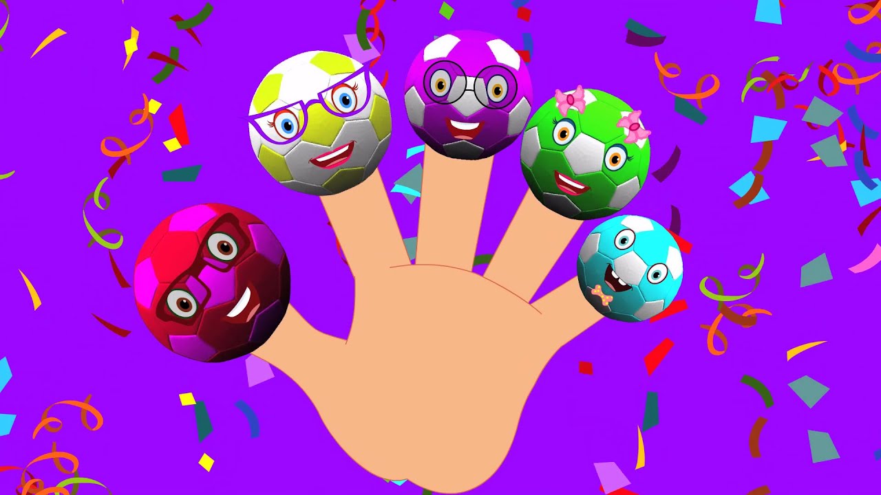 dedo familia del fútbol | dedo canción familia | niños compilación | Soccer Finger Family For Kids