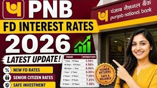 🔥 धमाका PNB Bank FD Rate | PNB Bank FD Interest rate | PNB Bank Fixed Deposit 2026