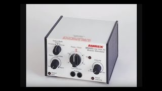 Amrex MS322 Low Volt AC Muscle Stimulator Operation