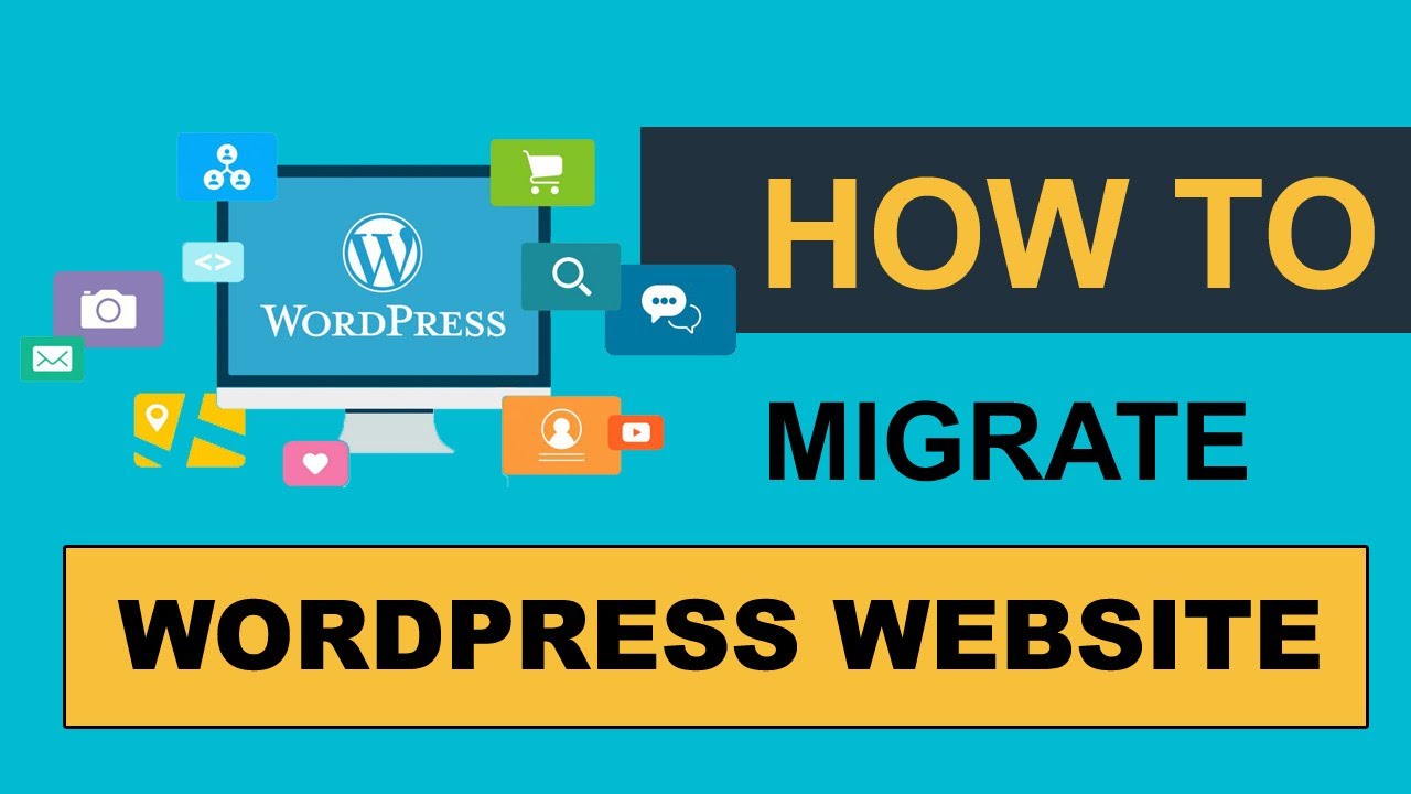How to move a wordpress website from one host to another host - YouTube