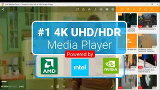 #1 4K UHD Video Player for Windows 10 | AMD | NVidia | INTEL ( Microsoft certified ) #cnxplayer screenshot 1