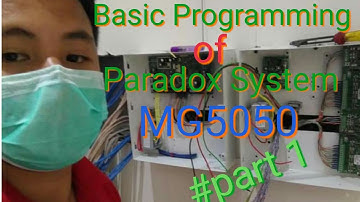 Paradox MG5050 with TM70 KPD programming/ Paano mag program ng Paradox MG5050 #tutorial #part 1