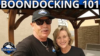 Simple RV BOONDOCKING Tips & Tricks // DON'T  Do This One Thing