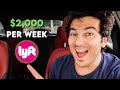 How to Make $2,000 Per Week As A Lyft Driver in 2024