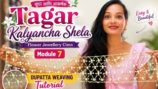 फुलांचे दागिने | Flower Jewellery Classes | Flower Jewellery making at home | Module - 7