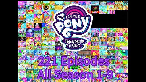 My Little Pony : Friendship Is Magic Tv Show Series 221 Episodes All Season 1-9