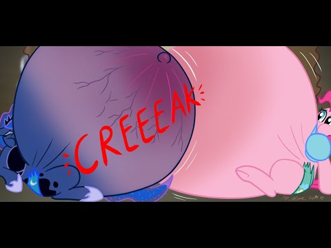 MLP - Cola and Mentos Luna vs Pinkie Pie Inflation (with Sound Effects)
