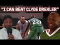 When 3 sports fans thought they could beat CLYDE DREXLER in Basketball- Pros vs Joes