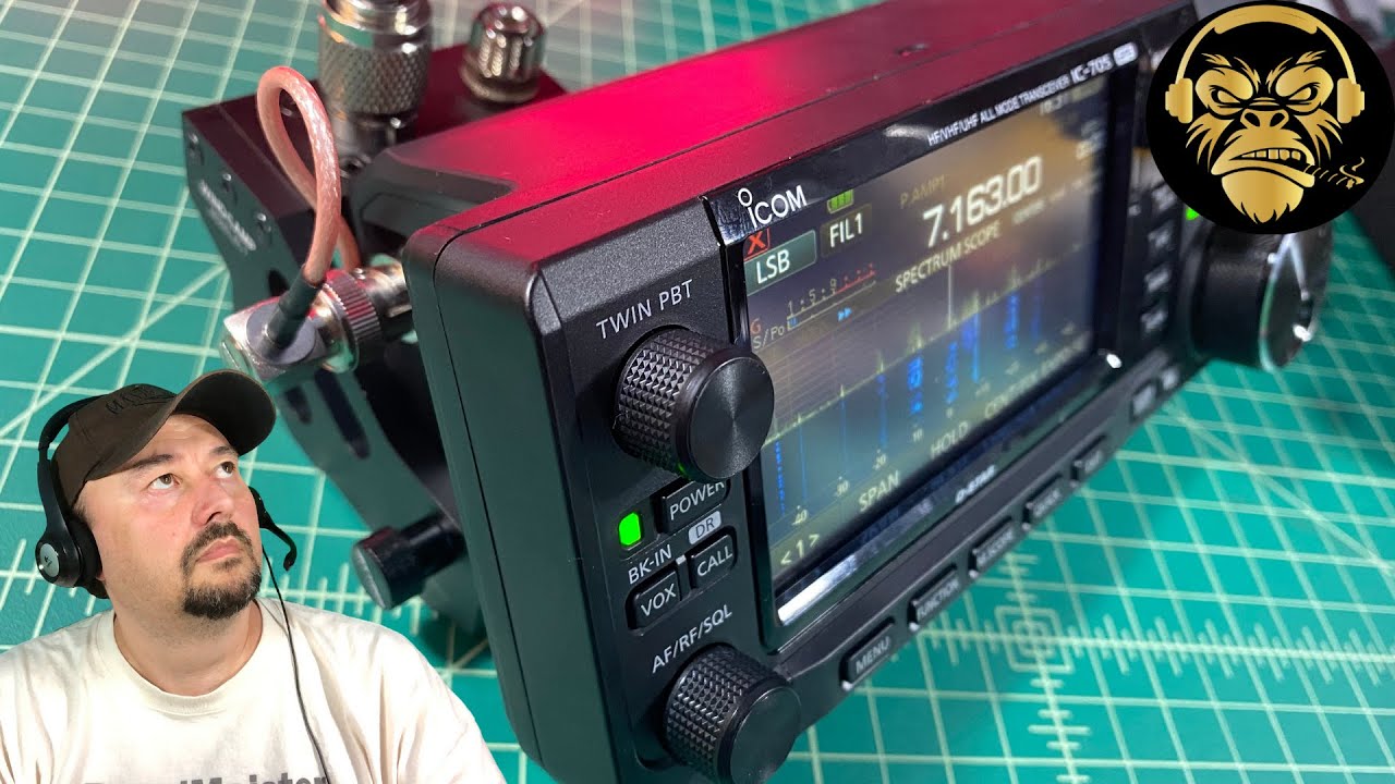 IC705 Antenna Mount TheSmokinApe YouTube