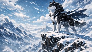 Guardian of Ice : 1 Hour of Anime Wolf Ambience
