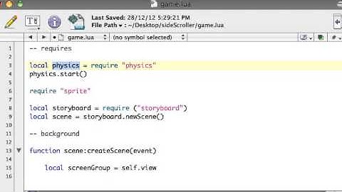 Corona SDK Game Tutorial - Part 13 (of 14)