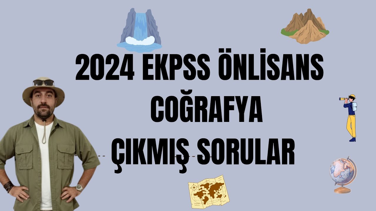 2024 EKPSS ÖNLİSANS COĞRAFYA ÇIKMIŞ SORULAR #kpss #yks #ekpss #ales #dgs 