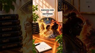 Rakshasa Gana ≠ Bad Person | Gana in Vedic Astrology Explained  #astrology #vedicastrology #jyotish