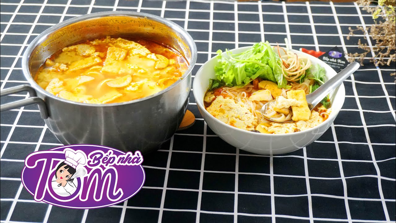 Cách nấu canh Riêu Cua Chay - Riêu cua kín nồi| Bếp Nhà Tôm - YouTube