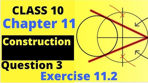Exercise 11.2 Question 3 | chapter 11 | geometry | maths class 10 #construction #mathsclass10