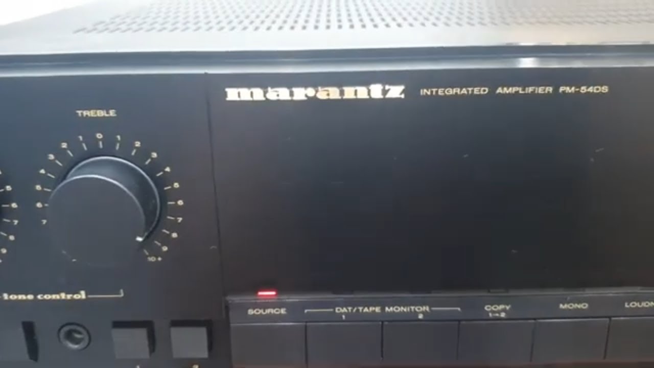 Marantz PM 54ds - See Description For Details Plz. - YouTube