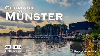 Münster Walking Tour 🇩🇪 Exploring Germany's Enchanting City on Foot | 4K HDR 60fps