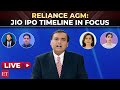 Reliance AGM today: Jio IPO timeline in focus as investors await updates