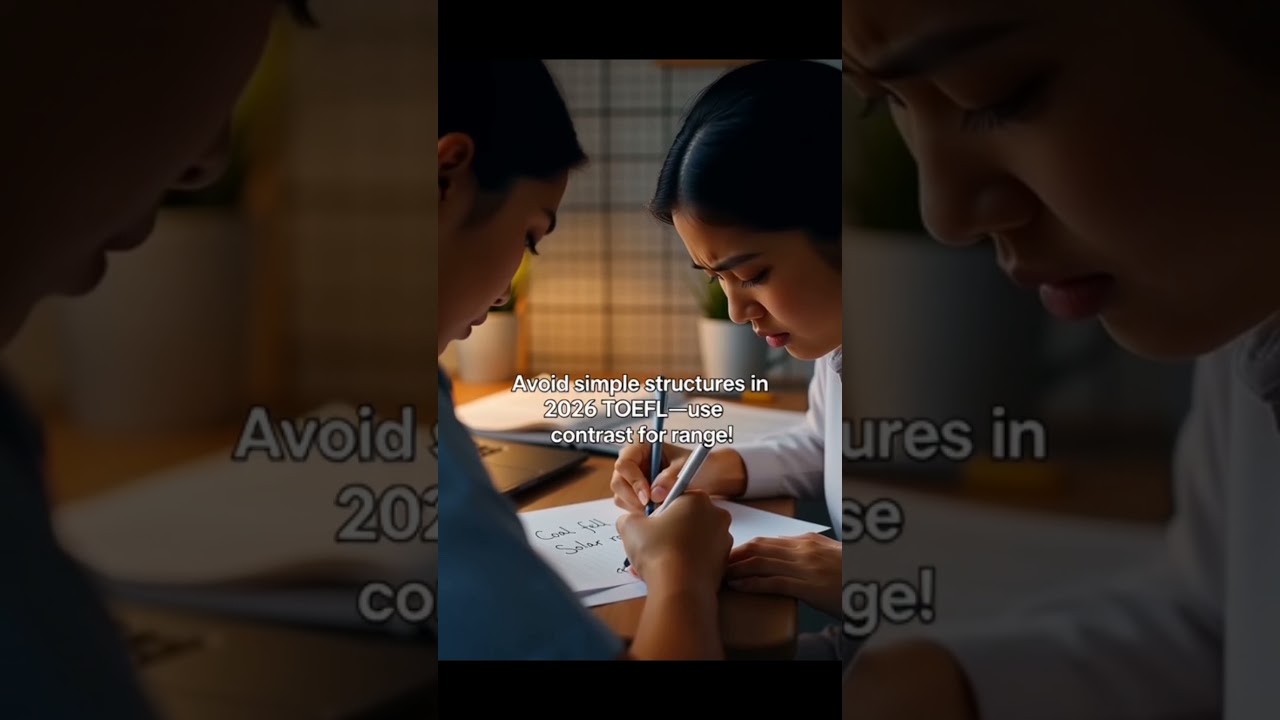 TOEFL 2026 Grammar Hack: Upgrade "Although" Sentences for Band 5+ Writing & Speaking! 🚀 