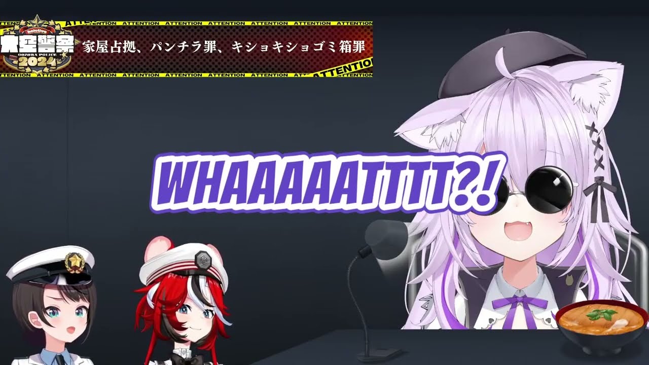 Okayu racking up 3 crimes in one year