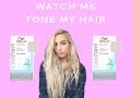 WATCH ME TONE MY HAIR FOR THE FIRST TIME EVER