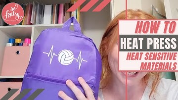 HTV op een rugzak aanbrengen 😍