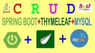 CRUD Operation in Spring Boot using Thymeleaf and JPA (MySQL)