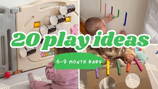 20 cheap and fun games for 69 month old baby (no screen time)