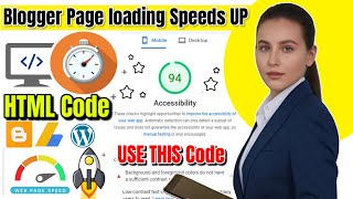 Blogger website page loading speeds up | Blogger loading time speeds up