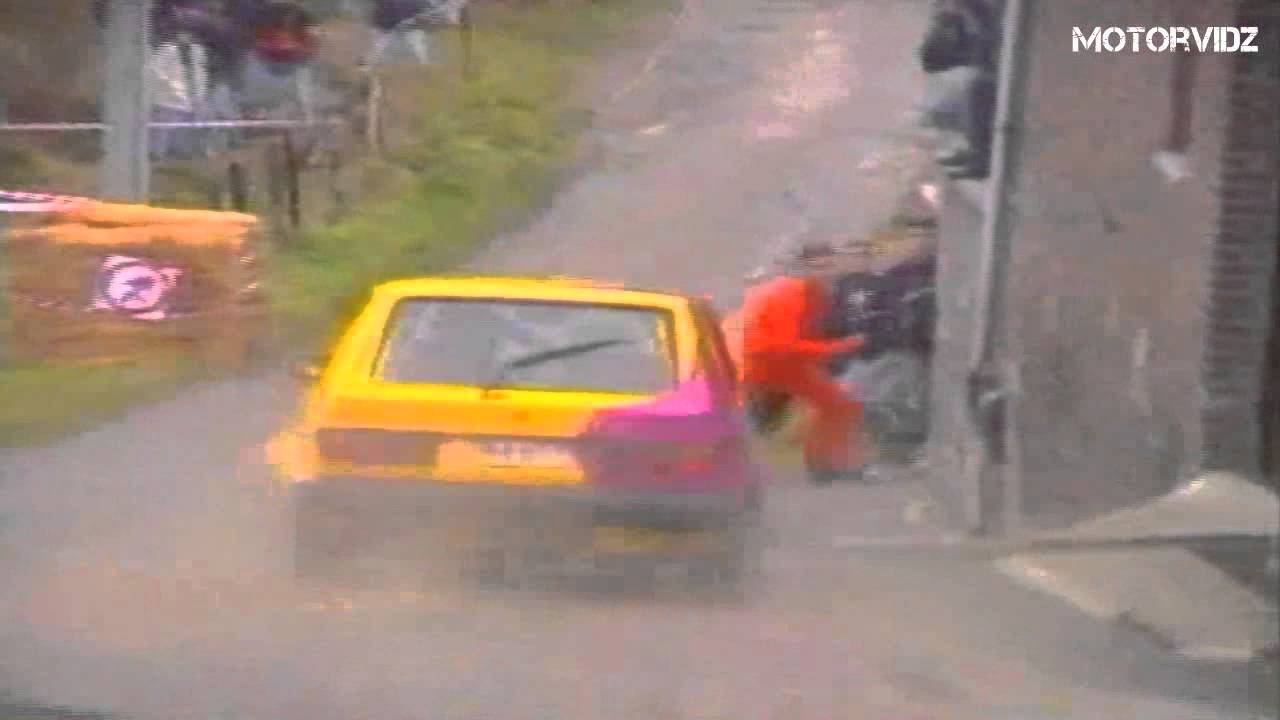 The scariest rally corner ever?