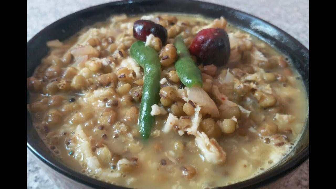 Nutritious Moong curry BY cooking with girija/moong gram curry/sabut moong curry