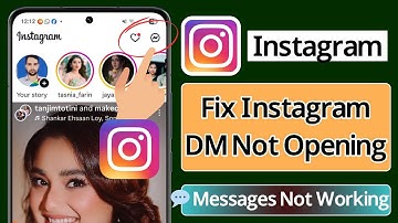 Fix Instagram DM Not Opening Problem | Instagram Message Not Working Solution 2025