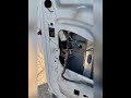 Replacing hinges and door latch assembly on a 2003 gmc 4x4