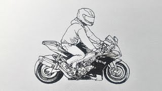 Sketchpad drawing - Aprilia RSV4 1100 Factory 