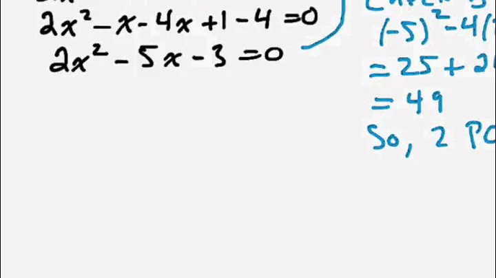 Solving a Linear-Quadratic System