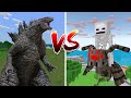 Godzilla vs Titan Mobs - Minecraft PE | Bedrock Edition