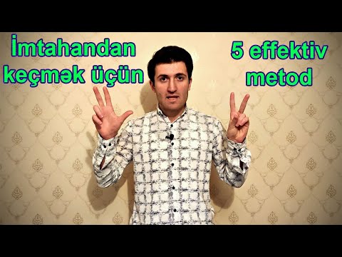 Video: Sınaqdan keçmək üçün effektiv strategiya nədir?