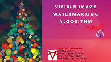OPEN SOURCE CODE-VISIBLE IMAGE WATERMARKING ALGORITHM