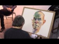Watercolor demonstration by Marek Yanai - Portrait of Tzahi