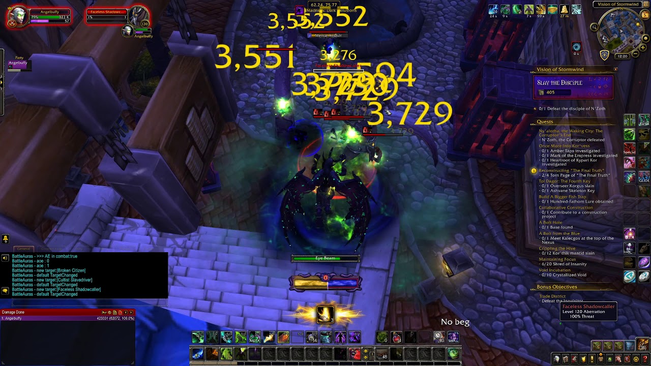 Horrific Vision of Stormwind, Havoc Demon Hunter, Full Clear, no masks ...
