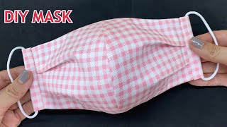 Diy New Design Breathable Face Mask 3 Layers Easy Pattern Sewing Tutorial | How to Mask Easy To Make