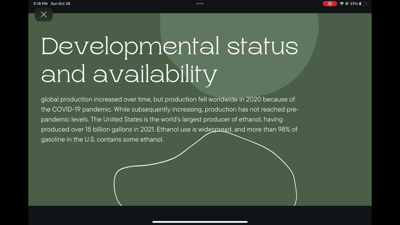 Ethanol (biofuel video)