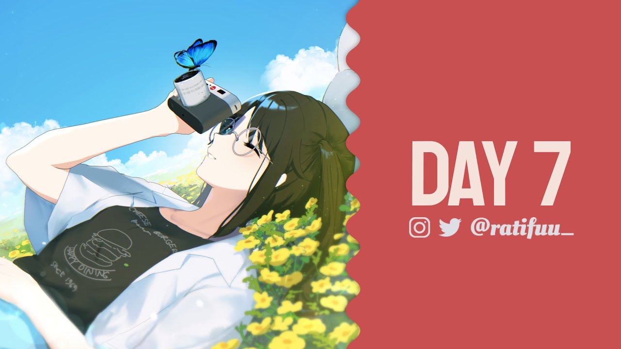 100 Days Drawing Challenge Stream - DAY 7 - YouTube