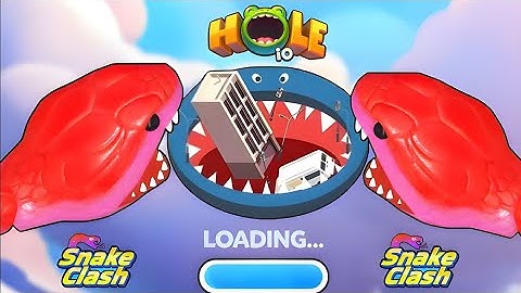 Snake Clash 🐍 vs Hole.io ⚔️ | Ultimate Max Level Battle! Who’s the Real King? 👑🔥