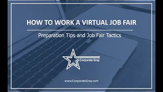 How To Work A Virtual Job Fair   April 2024