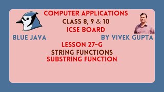 substring function in Java