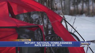 U.S. homelessness spikes by 18% — a look at Alaska’s numbers