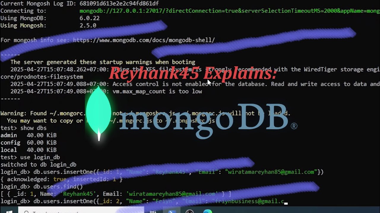 How to use MongoDB database - YouTube