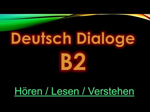 Deutsch lernen | Einfache Dialoge für den Alltag | Wortschatz und Redemittel